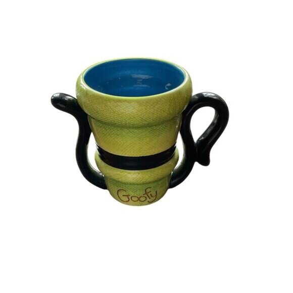 Disney Goofy Ceramic Mug Dual Handles Vibrant Colors Collectors Coffee Lovers - Picture 1 of 8